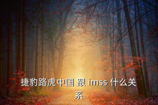 捷豹路虎中國 跟 imss 什么關(guān)系
