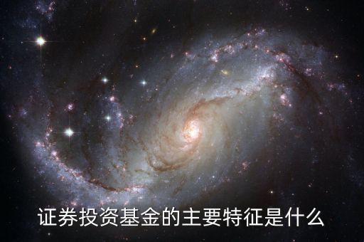 投資基金的特點是什么，基金的特點