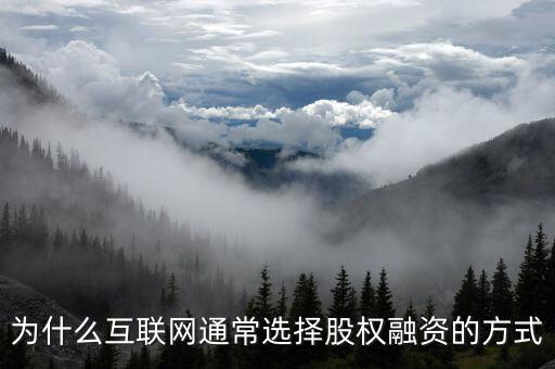 為什么互聯網通常選擇股權融資的方式
