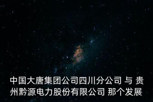 黔源電力是做什么的，想知道 安順市 普定黔源電站 在哪