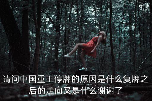 中國重工為什么臨時停牌，中國重工股票停牌原因是什么大概要停多久正式公告什么時候會宣
