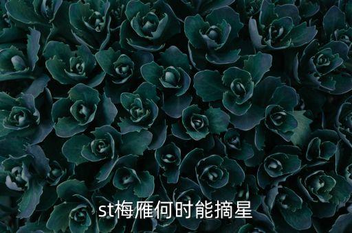 st什么時(shí)候摘星，st股票摘帽申請(qǐng)時(shí)間是什么時(shí)間申請(qǐng)一般要多久才可能批準(zhǔn)