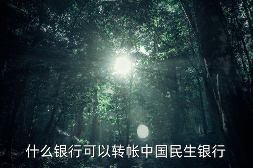 民生什么轉(zhuǎn)帳，民生銀行怎么網(wǎng)上轉(zhuǎn)賬