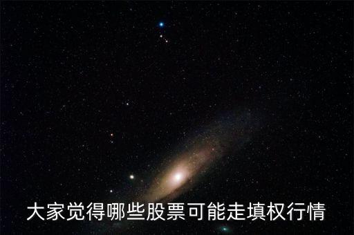 大家覺(jué)得哪些股票可能走填權(quán)行情