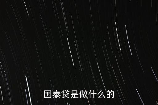 國泰匯銀主要做什么，國泰君安 互聯(lián)網(wǎng)金融 干什么 工作