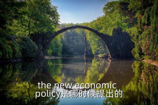 the new economic policy是哪時(shí)候提出的
