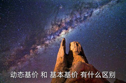 動態(tài)基價 和 基本基價 有什么區(qū)別