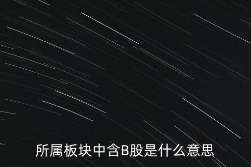 st大化b股什么意思，我國兩大股市有幾種類別的股票ST版快B股分別是什么意思啊