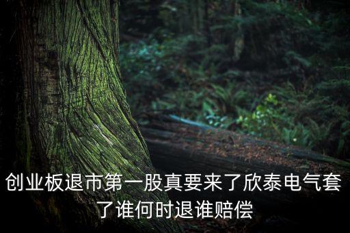 欣泰電氣什么時(shí)候復(fù)牌，欣泰電氣什么時(shí)候宣布強(qiáng)制退市的