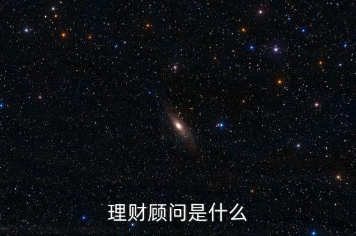 理財(cái)顧問(wèn)是什么