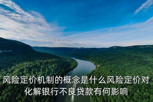 風險定價機制的概念是什么風險定價對化解銀行不良貸款有何影響