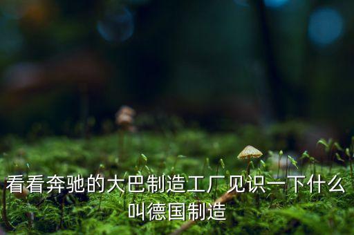 看看奔馳的大巴制造工廠見識(shí)一下什么叫德國制造