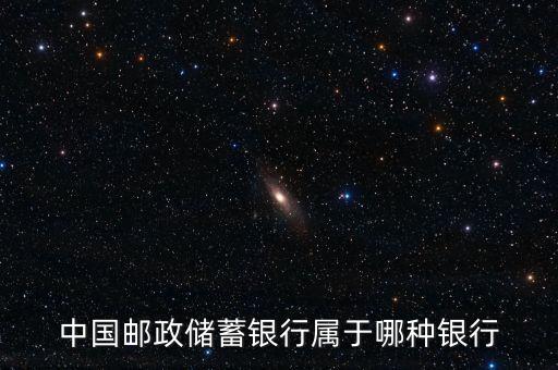 中國(guó)郵政儲(chǔ)蓄銀行屬于哪種銀行