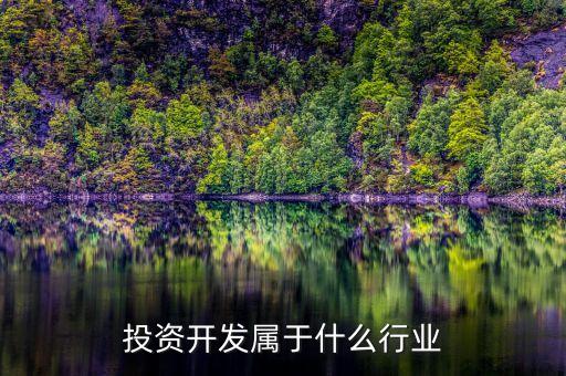 2015智度投資屬什么行業(yè)，投資開發(fā)屬于什么行業(yè)