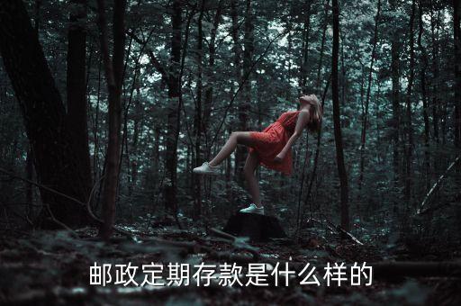 郵政定期存款是什么樣的