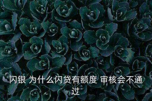 閃銀為什么不符合要求，閃銀身份認(rèn)證為什么一直失敗