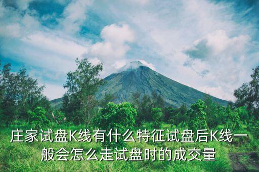 莊家試盤K線有什么特征試盤后K線一般會(huì)怎么走試盤時(shí)的成交量