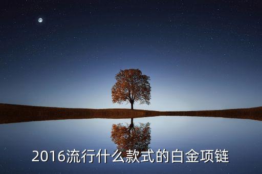 2016流行什么款式的白金項(xiàng)鏈