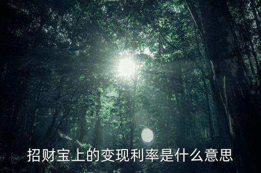 什么是變現(xiàn)利率，什么是債券貼現(xiàn)利率
