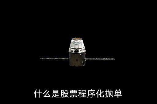 程序化賣單是什么意思，股票程序化買單是什么意思