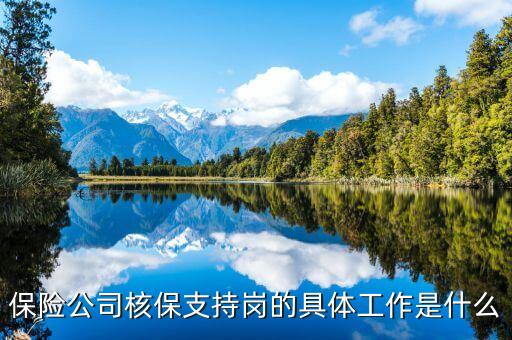 保險(xiǎn)公司核保運(yùn)營崗需要做些什么，保險(xiǎn)公司核保支持崗的具體工作是什么