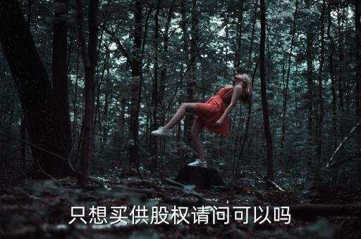 只想買供股權(quán)請問可以嗎