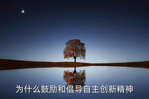 為什么鼓勵和倡導(dǎo)自主創(chuàng)新精神