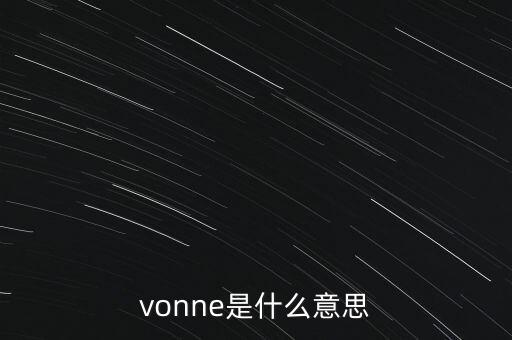 vidcon是什么，vonne是什么意思