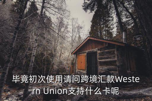 什么是西聯，畢竟初次使用請問跨境匯款Western Union支持什么卡呢