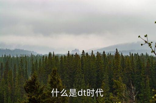 什么是dt時代