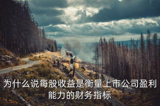 為什么要計算每股收益，財務(wù)簡況里的 每股收益 是什么意思