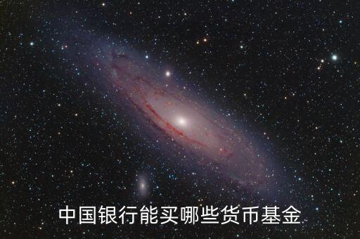 中國銀行能買哪些貨幣基金