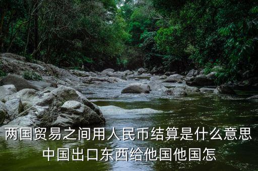 國與國之間交易用什么結(jié)算，國與國間貸款還款時用什么貨幣結(jié)算