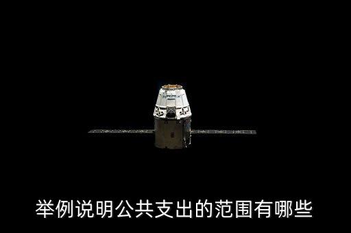舉例說(shuō)明公共支出的范圍有哪些