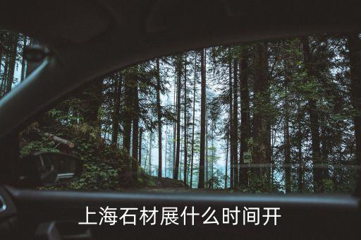 上海石墨烯大會什么時候開，上海石材展什么時間開