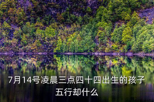7月14號(hào)凌晨三點(diǎn)四十四出生的孩子五行卻什么