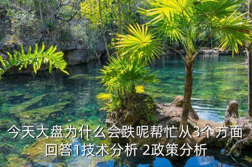 今天大盤為什么會跌呢幫忙從3個方面回答1技術(shù)分析 2政策分析