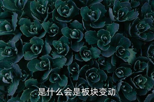 是什么會(huì)是板塊變動(dòng)