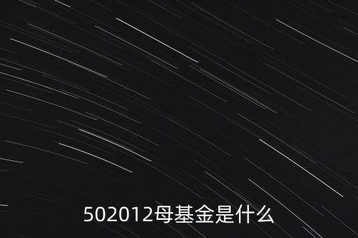 502012母基金是什么