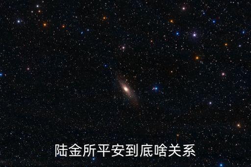 陸金所平安到底啥關(guān)系
