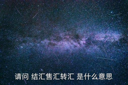 結(jié)匯和購匯是什么意思，結(jié)匯或購匯業(yè)務(wù)是指什么意思呢