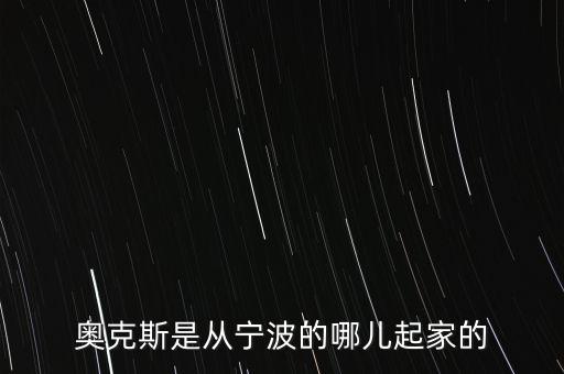 奧克斯是做什么起家的，奧克斯是從寧波的哪兒起家的