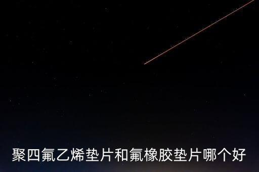 聚四氟乙烯墊片和氟橡膠墊片哪個好