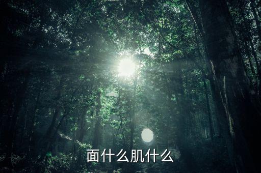 面什么基受，面什么耳什么