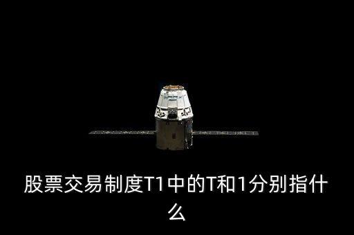 什么是t1交易制度，股票交易制度T1中的T和1分別指什么