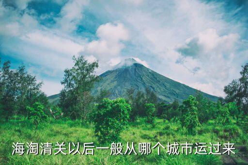 寧波海淘是走什么海關(guān)，什么是海淘清關(guān)行郵清關(guān)個人包裹清關(guān)