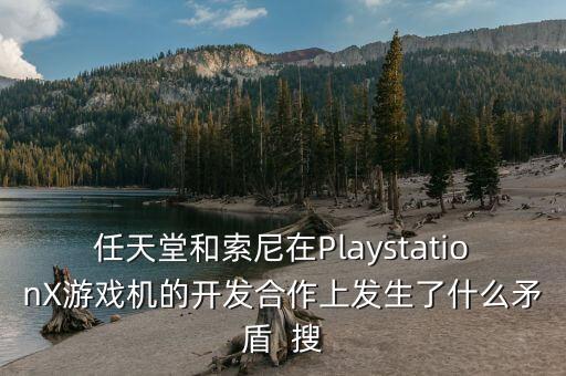 任天堂和索尼在PlaystationX游戲機的開發(fā)合作上發(fā)生了什么矛盾  搜