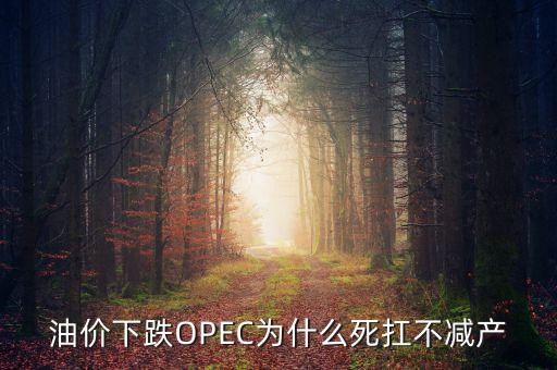 油價下跌OPEC為什么死扛不減產(chǎn)