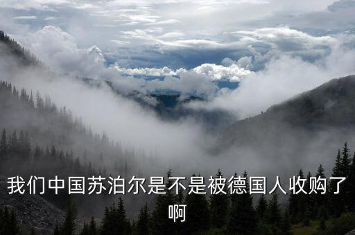 我們中國(guó)蘇泊爾是不是被德國(guó)人收購(gòu)了啊