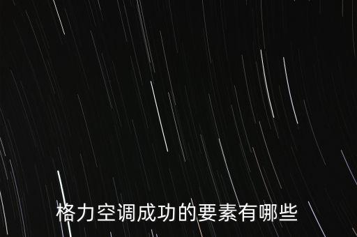 格力電器成功實行專業(yè)化戰(zhàn)略的因素是什么，格力空調(diào)成功的要素有哪些